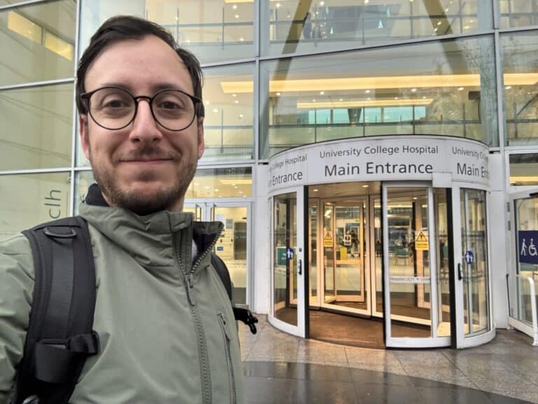 Durante mi estancia formativa en el University College London Hospital (UCLH) - London Complex Mesh Centre